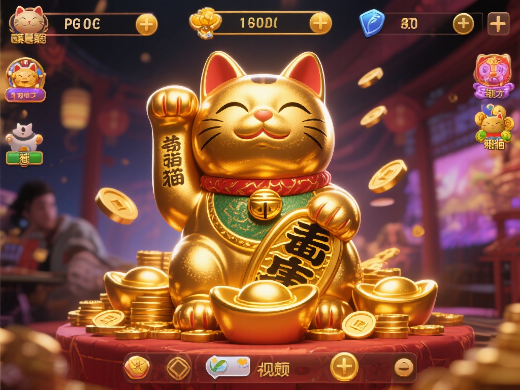 招财猫作为一种象征财富与好运的文化符号，早已深入人