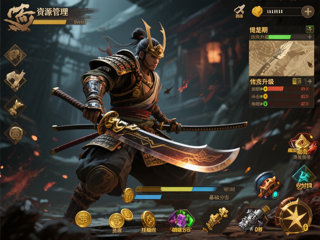 资源管理是游戏中不可忽视的一环。无论是金币、武器还