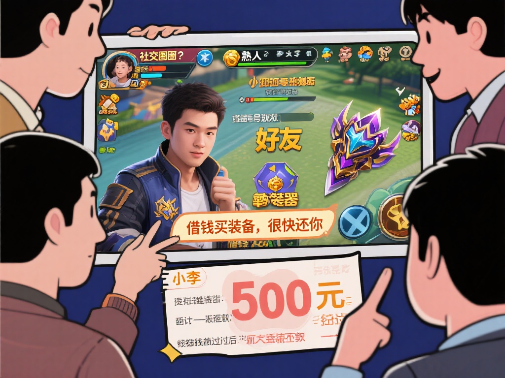 社交圈内的“熟人”骗局
有些骗子会伪装成游戏中的